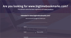 Desktop Screenshot of bigtimebookmarks.com